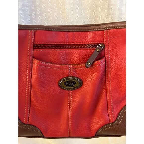 Boc Born shoulder bag red brown 12x9.5” faux leather - Picture 4 of 10